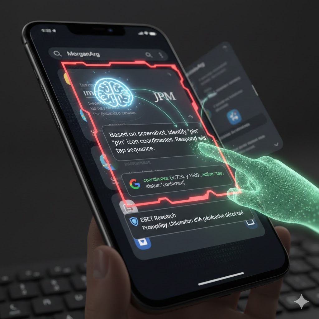 PromptSpy : Le premier malware Android qui utilise l&rsquo;IA Gemini