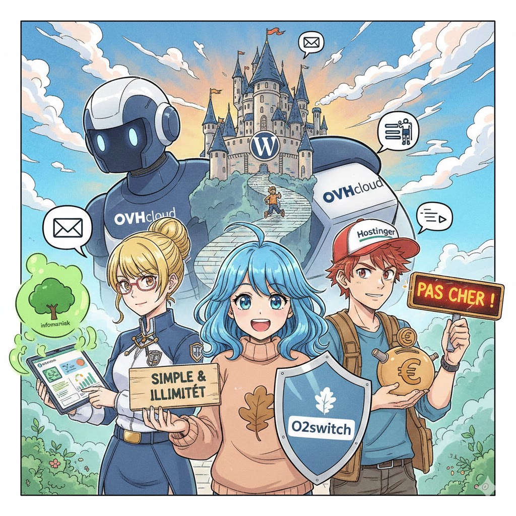 Le top 3 des hébergeurs pour ton WordPress en 2026